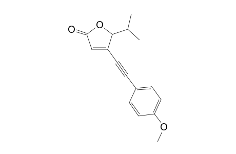 5-Isopropyl-4-((4-methoxyphenyl)ethynyl)furan-2(5H)-one