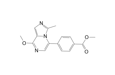 Methyl 4-(8-methoxy-3-methylimidazo[1,5-a]pyrazin-5-yl)benzoate