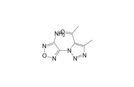 ethanone, 1-[1-(4-amino-1,2,5-oxadiazol-3-yl)-4-methyl-1H-1,2,3-triazol-5-yl]-