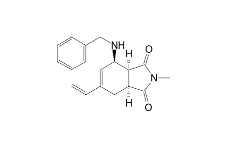 (3aS,4R,7aS)-4-(benzylamino)-2-methyl-6-vinyl-3a,4,7,7a-tetrahydroisoindole-1,3-dione