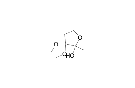 3,3-Dimethoxy-2-methyl-2-oxolanol