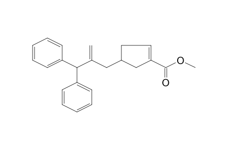 4-(2-benzhydrylallyl)cyclopentene-1-carboxylic acid methyl ester