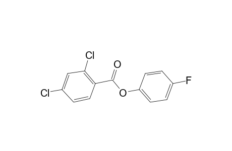 Benzoic acid, 2,4-dichloro-, 4-fluorophenyl ester