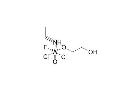 TRANS-FLUORODICHLORO(2-HYDROXYETHOXY)OXOTUNGSTENE-ACETONITRILE COMPLEX