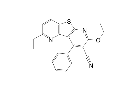 8-Cyano-7-ethoxy-2-ethyl-9-phenylthieno[2,3-b:4,5-b']dipyridine