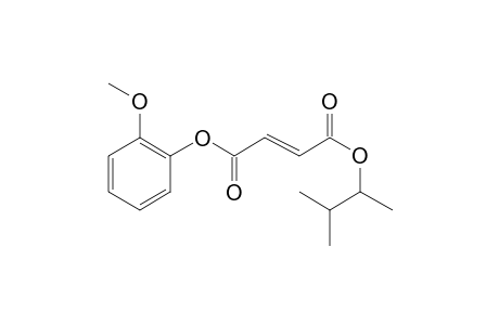 Fumaric acid, 2-methoxyphenyl 3-methylbut-2-yl ester