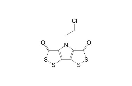 4-(2-CHLOROETHYL)-BIS-[1,2]-DITHIOLO-[3,4-B:4',3'-E]-PYRROLE-3,5-DIONE