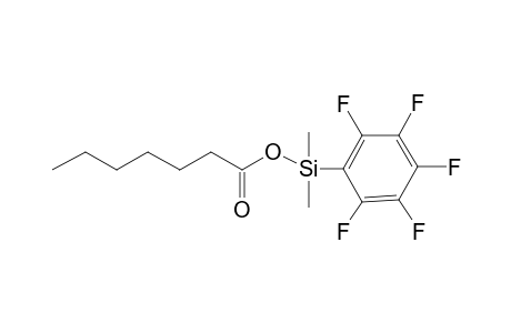 Dimethyl(2,3,4,5,6-pentafluorophenyl)silyl heptanoate