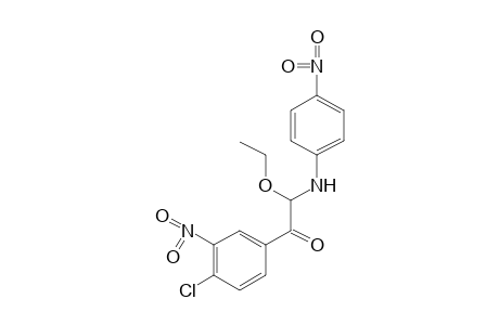 4'-CHLORO-2-ETHOXY-3'-NITRO-2-(p-NITROANILINO)ACETOPHENONE