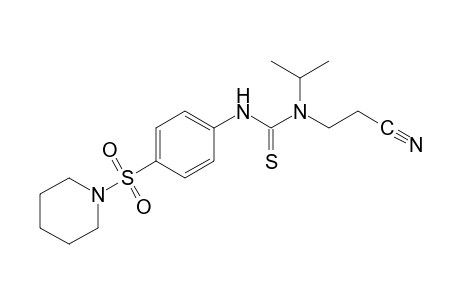 1-(2-cyanoethyl)-1-isopropyl-3-[p-(piperidinosulfonyl)phenyl]-2-thiourea