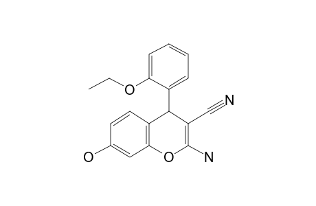 2-Amino-4-(2-ethoxyphenyl)-7-hydroxy-4H-chromene-3-carbonitrile