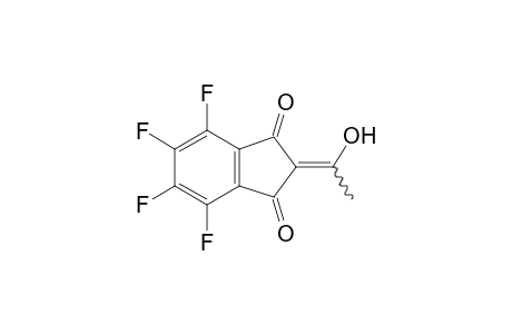 2-acetyl-4,5,6,7-tetrafluoro-1,3-indandione(enol form)