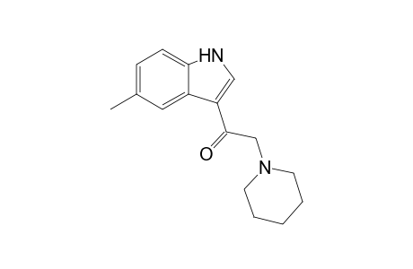 1-(5-methyl-1H-indol-3-yl)-2-(1-piperidinyl)ethanone