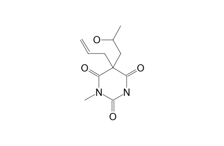 5-allyl-5-(2-hydroxypropyl)-1-methylbarbituric acid, isomer