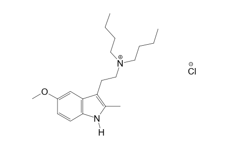 3-[2-(dibutylamino)ethyl]-5-methoxy-2-methylindole, monohydrochloride