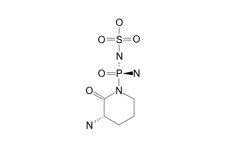 (3S,S-P)-3-AMINO-1-AMINO-(SULFAMINO)-PHOSPHINYL-2-PIPERIDINONE