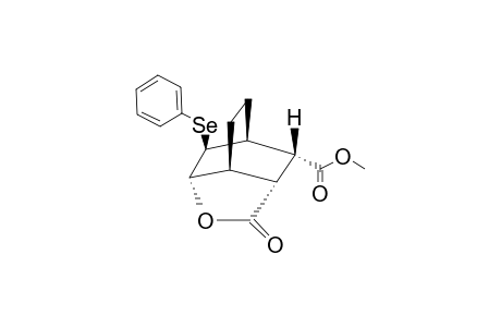 METHYL-(2SR,10RS)-2-PHENYLSELENO-4-OXATRICYCLO-[4.3.1.0(3,7)]-DECA-5-ONE-10-CARBOXYLATE