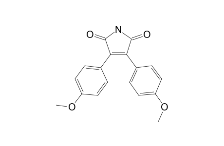 3,4-Bis(4-methoxyphenyl)maleimide