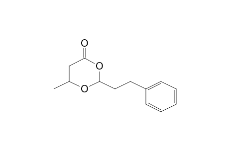 6-Methyl-2-(2-phenylethyl)-1,3-dioxan-4-one