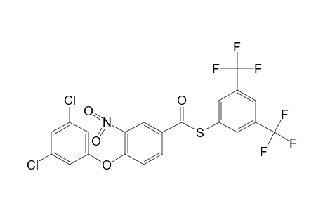 4-(3,5-dichlorophenoxy)-3-nitrothiobenzoic acid, S-(alpha,alpha,alpha,alpha',alpha',alpha'-hexafluoro-3,5-xylyl) ester