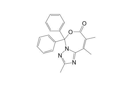 2,8,9-trimethyl-5,5-diphenyl-[1,2,4]triazolo[1,5-c][1,3]oxazepin-7-one