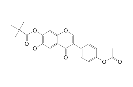 4'-Acetoxy-7-hydroxy-6-methoxyisoflavone, trimethylacetate