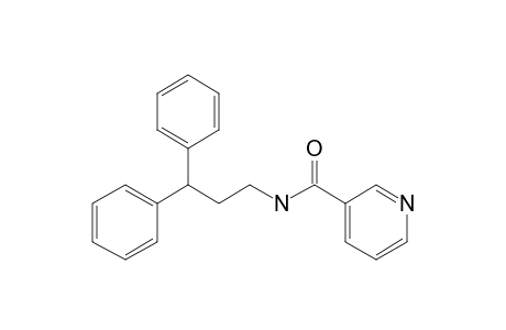 N-(3,3-Diphenylpropyl)pyridine-3-carboxamide