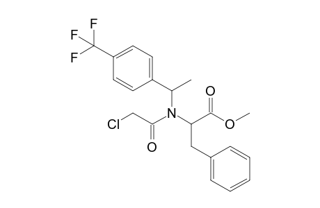 2-{(2-Chloroacetyl)-[1-(4-trifluoromethylphenyl)ethyl]amino}-3-phenylpropionic acid methyl ester isomer