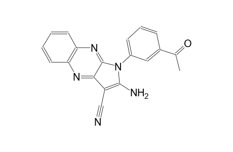 1-(3-acetylphenyl)-2-amino-1H-pyrrolo[2,3-b]quinoxaline-3-carbonitrile