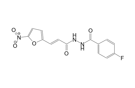 4-fluoro-N'-[(2E)-3-(5-nitro-2-furyl)-2-propenoyl]benzohydrazide