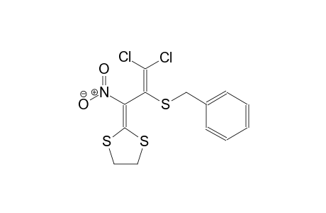 2-[2-(benzylsulfanyl)-3,3-dichloro-1-nitro-2-propenylidene]-1,3-dithiolane