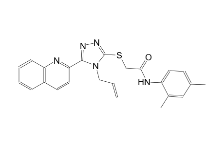 2-{[4-allyl-5-(2-quinolinyl)-4H-1,2,4-triazol-3-yl]sulfanyl}-N-(2,4-dimethylphenyl)acetamide