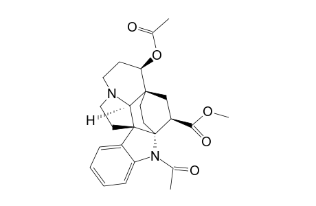 Aspidofractinine-3-carboxylic acid, 1-acetyl-6-(acetyloxy)-, methyl ester, (2.alpha.,3.beta.,5.alpha.,6.beta.)-