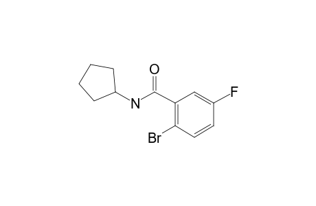 2-Bromo-N-cyclopentyl-5-fluorobenzamide