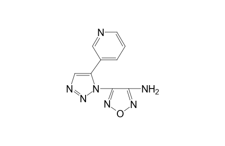 1,2,5-Oxadiazol-3-amine, 4-[5-(3-pyridinyl)-1H-1,2,3-triazol-1-yl]-