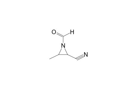 1-Formyl-3-methylaziridine-2-carbonitrile