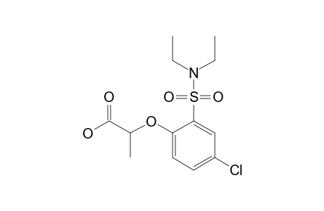 2-[4-chloro-2-(diethylsulfamoyl)phenoxy]propionic acid