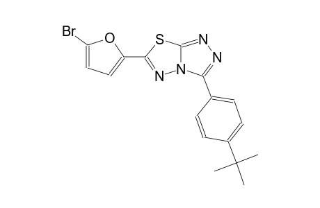 6-(5-bromo-2-furyl)-3-(4-tert-butylphenyl)[1,2,4]triazolo[3,4-b][1,3,4]thiadiazole