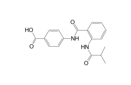 4-{[2-(isobutyrylamino)benzoyl]amino}benzoic acid