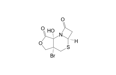 3H,7H-Azeto[2,1-b]furo[3,4-d][1,3]thiazine-1,7(4H)-dione, 3a-bromotetrahydro-8a-hydroxy-, (3a.alpha.,5a.alpha.,8a.alpha.)-