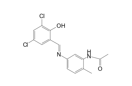 5'-[(3,5-dichlorosalicylidene)amino]-o-acetotoluidide