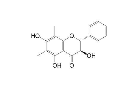 (2-S,3-S)-2,3-TRANS-5,7-DIHYDROXY-6,8-DIMETHYLDIHYDROFLAVONOL