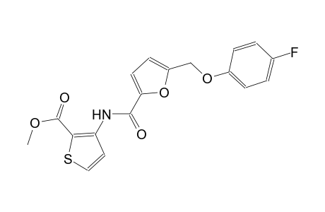 Methyl 3-({5-[(4-fluorophenoxy)methyl]-2-furoyl}amino)-2-thiophenecarboxylate