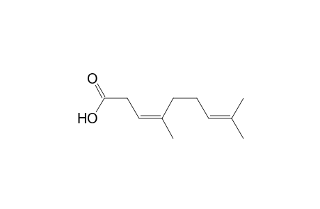 (3Z)-4,8-dimethyl-3,7-nonadienoic acid