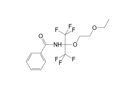 N-[2-(2-ethoxyethoxy)-1,1,1,3,3,3-hexafluoropropan-2-yl]benzamide