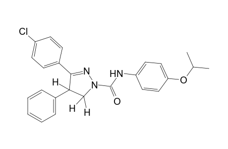 3-(p-Chlorophenyl)-4'-isopropoxy-4-phenyl-2-pyrazoline-1-carboxanilide