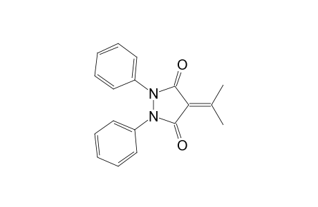 1,2-diphenyl-4-isopropylidene-3,5-pyrazolidinedione