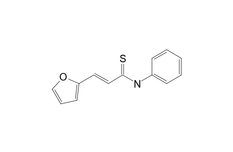 (E)-3-(2-furanyl)-N-phenyl-2-propenethioamide