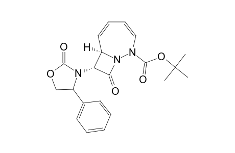 TERT.-BUTYL-(4'R,7R,8R)-9-OXO-8-(2'-OXO-4'-PHENYL-1',3'-OXAZOLIDIN-3'-YL)-1,2-DIAZABICYCLO-[5.2.0]-NONA-3,5-DIENE-2-CARBOXYLATE