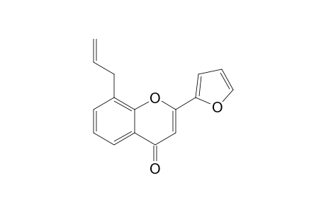 2-(2'-Furanyl)-8-allylbenzopyran-4-one